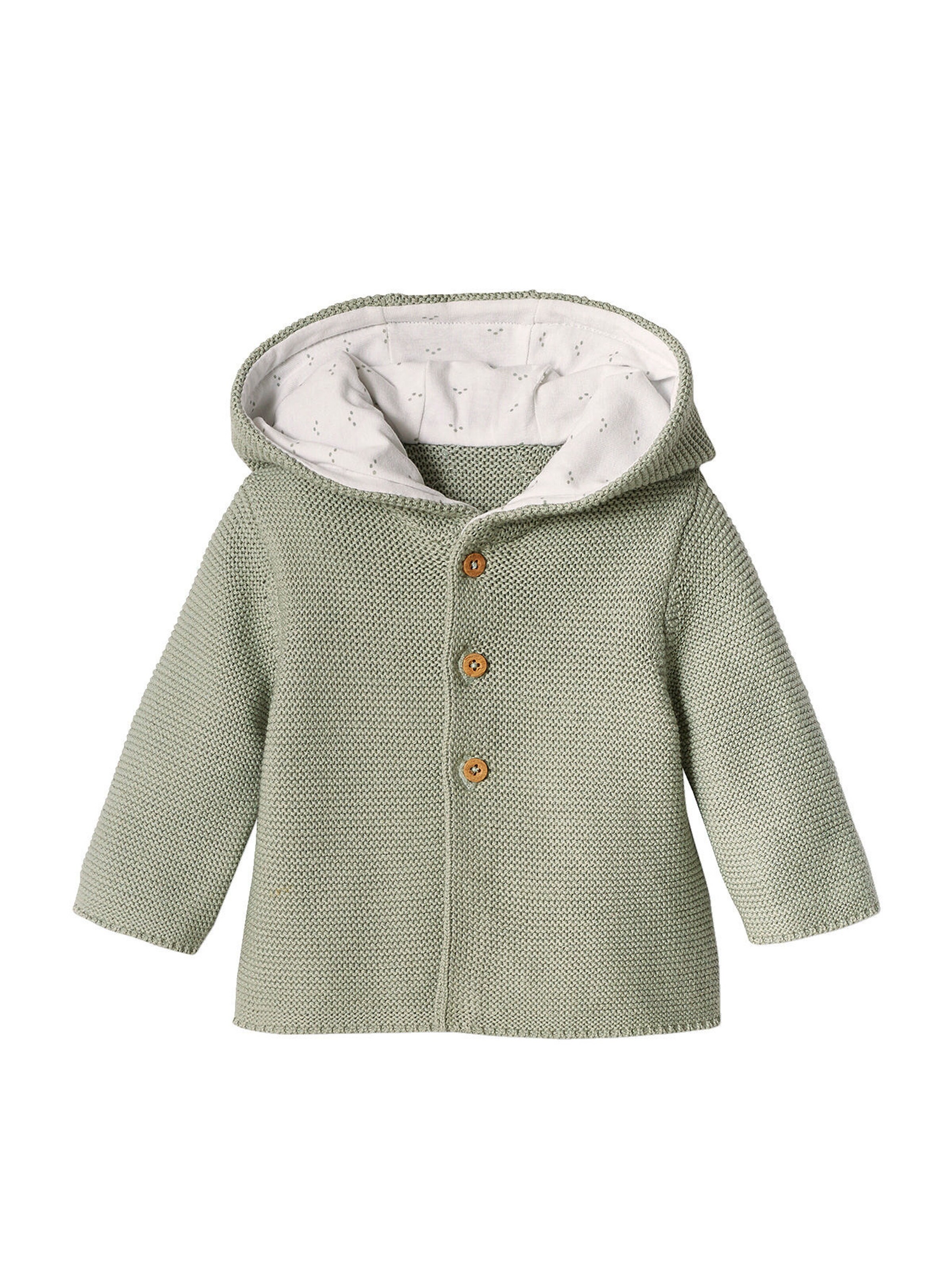 Vertbaudet Neugeborenen-Set: Strickjacke, Hose & Body aqua
