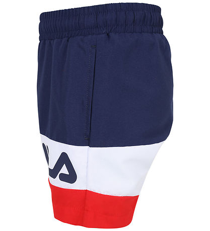 Fila Bådeshorts - Langula - Blåck Iris/Bright White/True Red