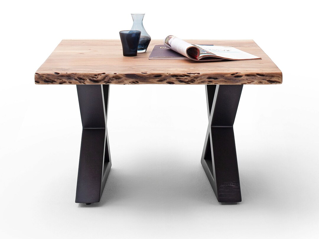 Couchtisch CARTAGENA X75 anthrazit /massiv natur
