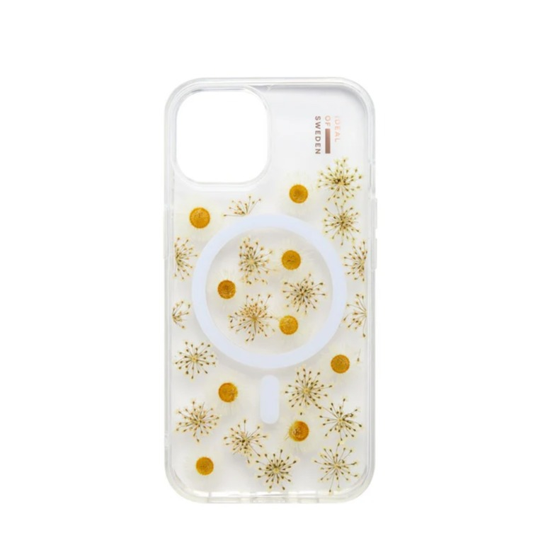 iPhone 16 MagSafe Hardcase Hülle Clear Case Recycled (IDCLCMS-I2461-543) - Daisy Bloom