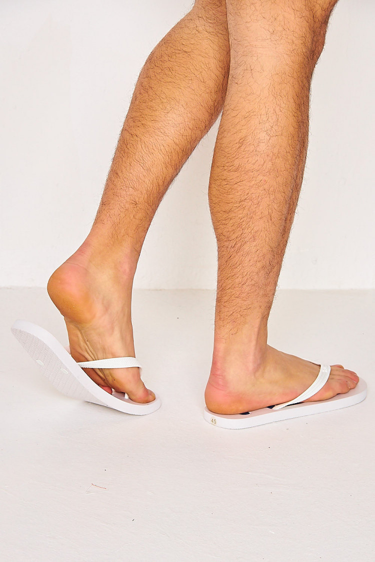 Tongs blanches Troy Slipper FILA / 1010288