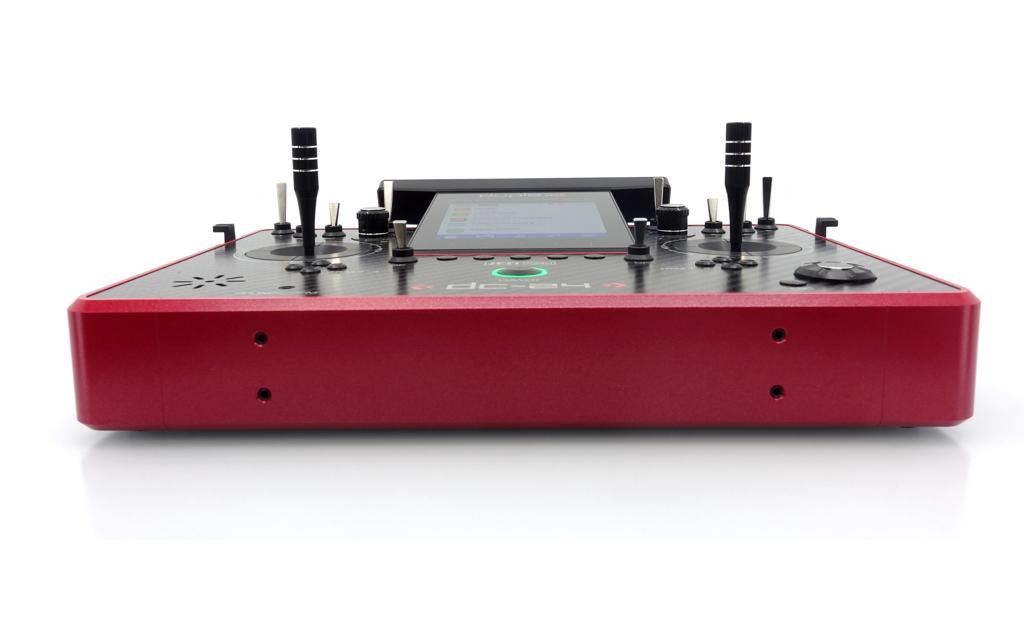 Fernsteuerung DC-24 II Carbon Line Rubinrot<br>Professioneller 2.4 GHz Duplex Pultsender