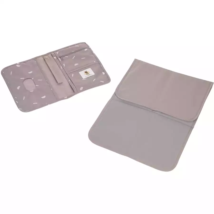 LÄSSIG Windeltasche Casual Changing Pouch Blocks taupe