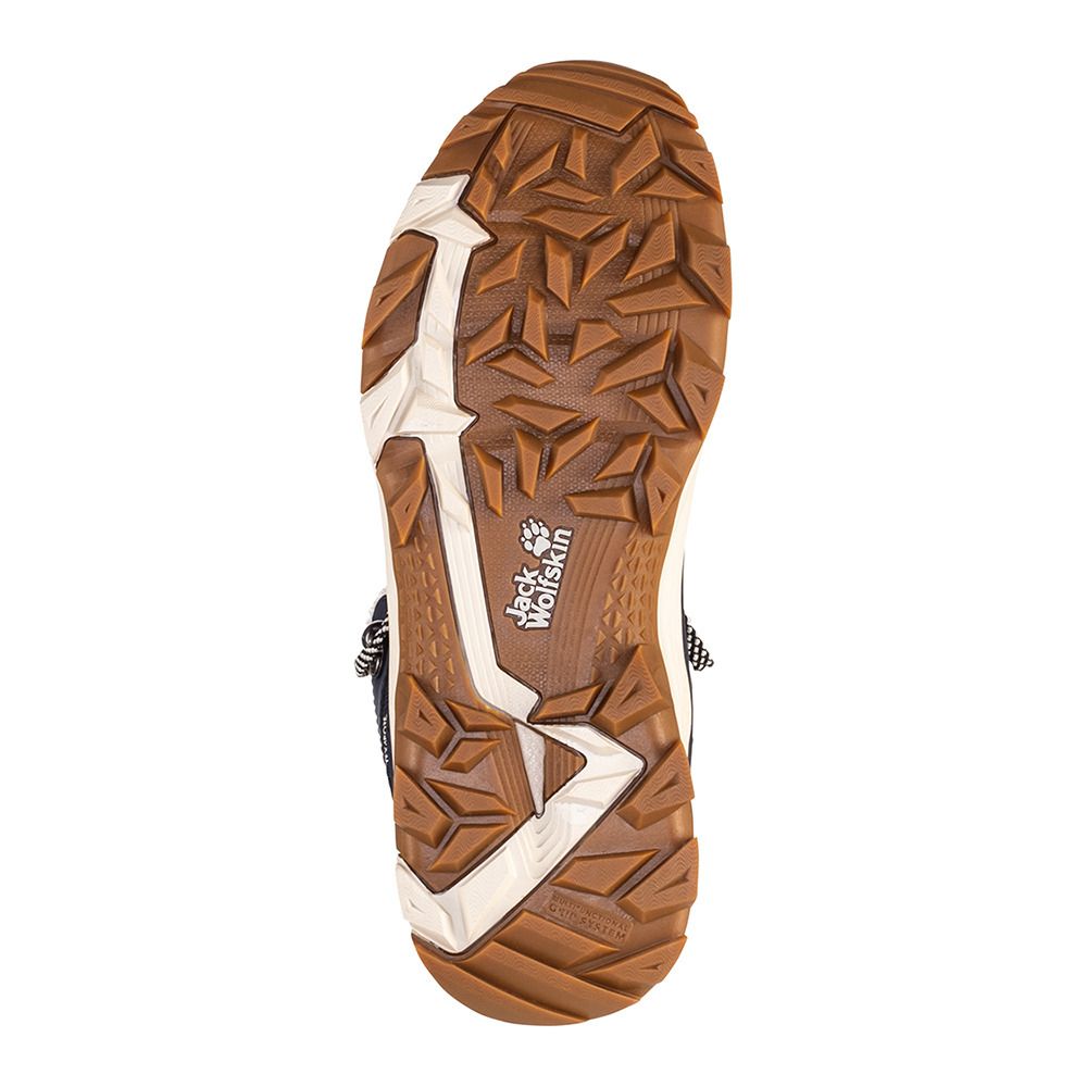 Jack Wolfskin EVERQUEST TEXAPORE MID - Après-ski Femme dark blue/off-white