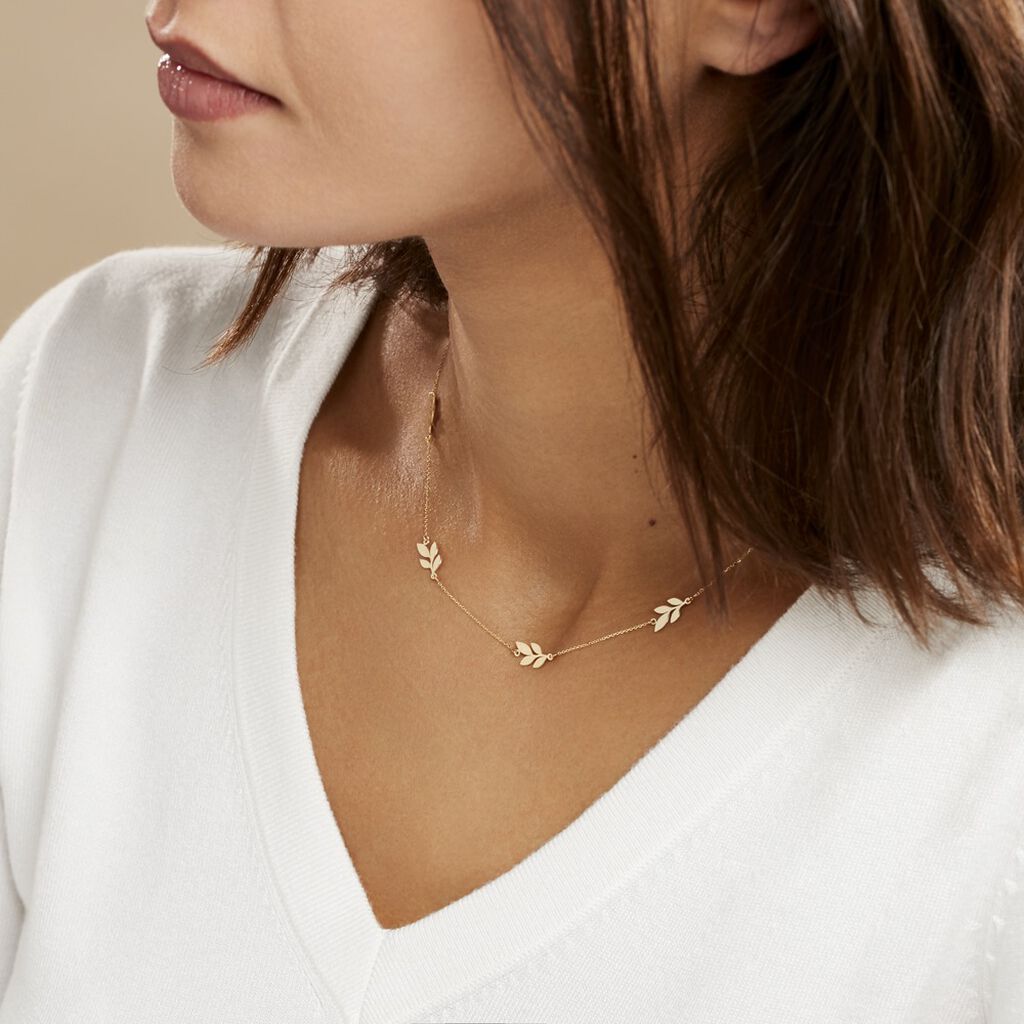 Collier Edinna Or Jaune