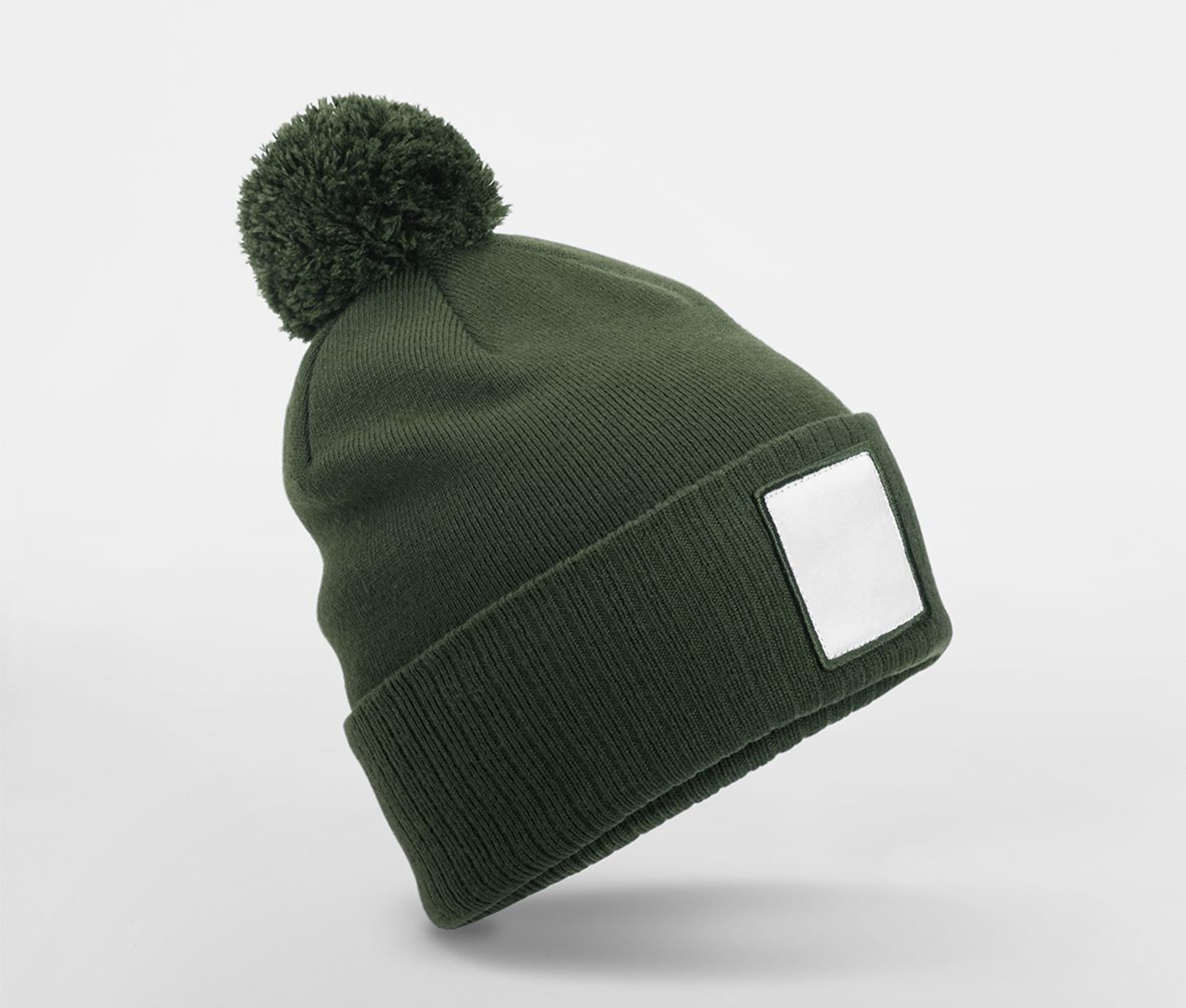 BEECHFIELD BF338R - Bonnet avec pompon et patch