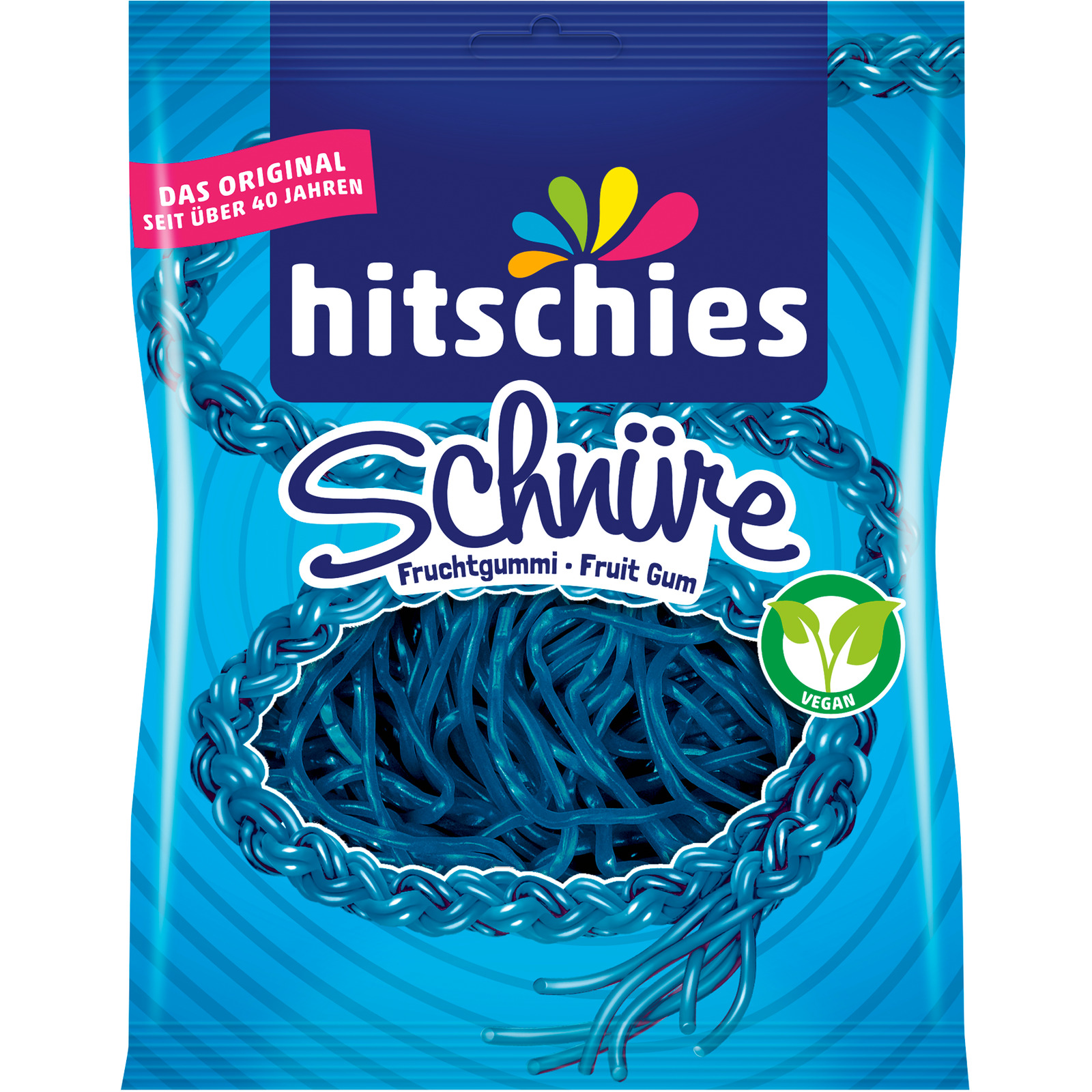 Hitschies Schnüre blau 125 g