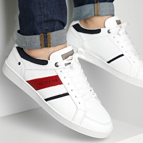 Baskets Ixian PO8314C Blanc Rouge