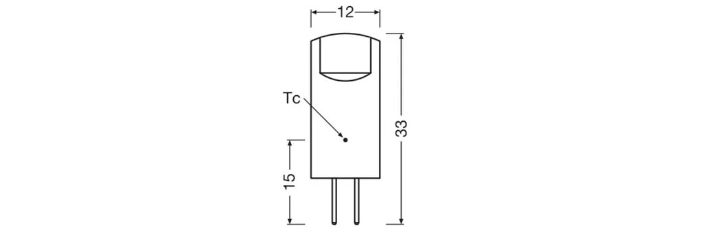 LED-Stiftsockellampe G4/1,8 Watt/Energie F