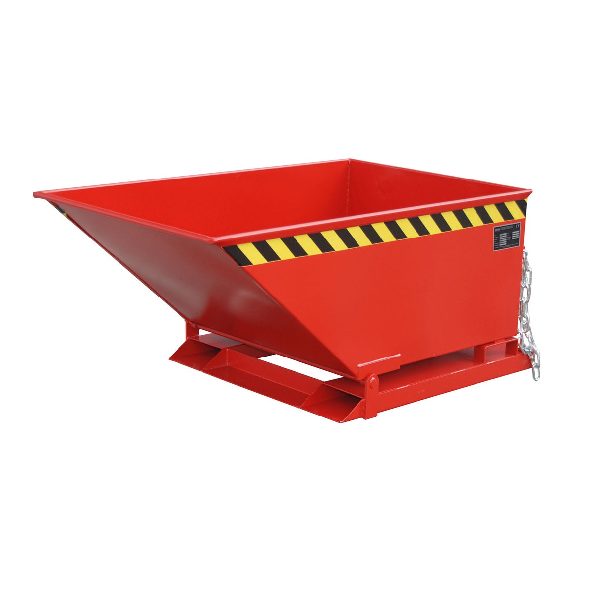 Bauer steenslagcontainer SKN 400, geverfd, vuurrood