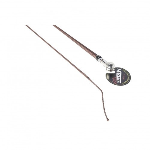 Chicote de adestramento com ponteira em forma de bola, marrom