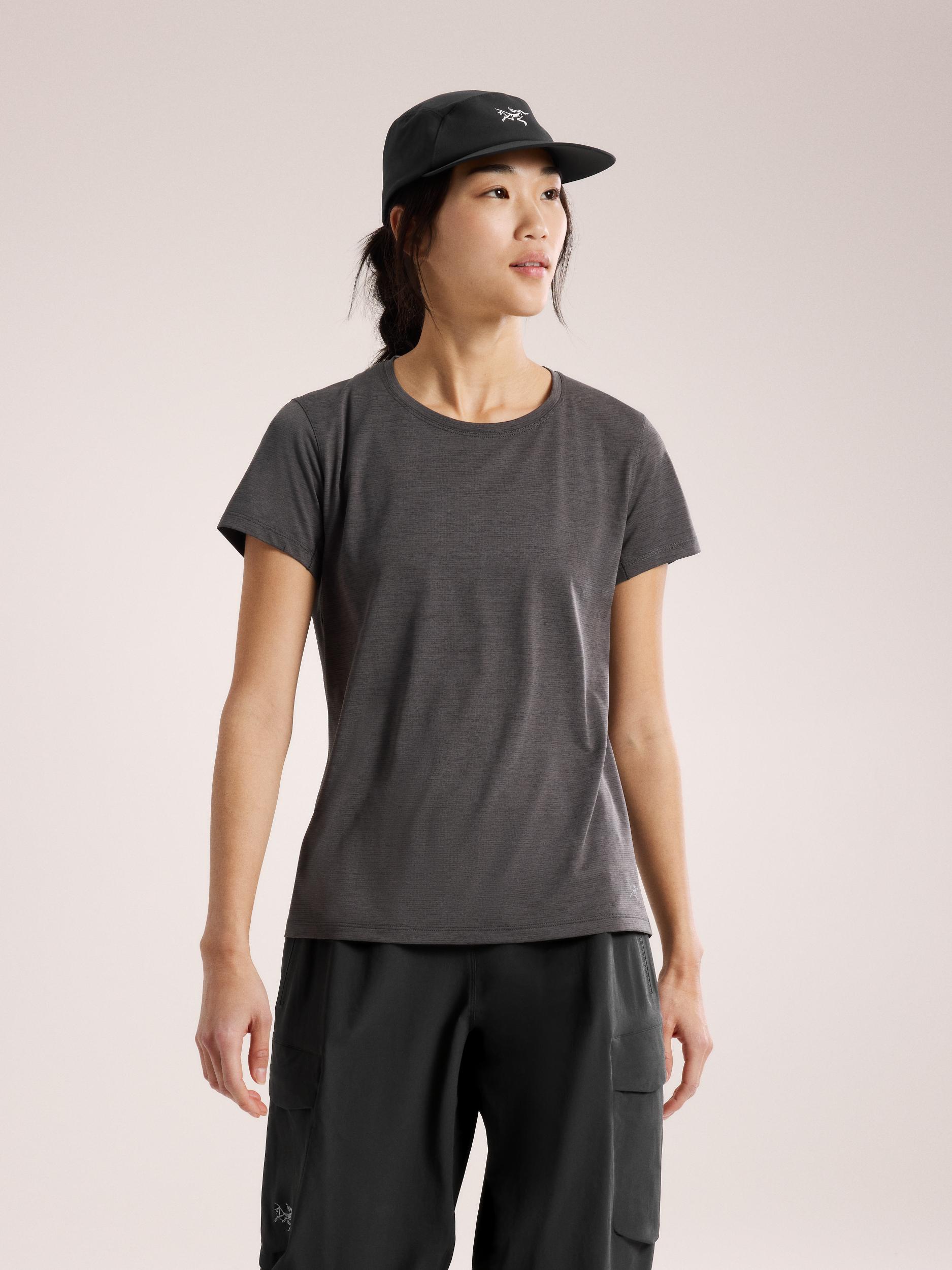 Arcteryx Taema Crew SS Womens Black Heater