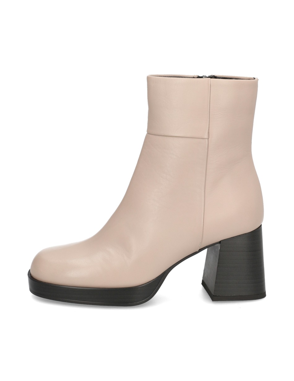 Glattleder Stiefelette