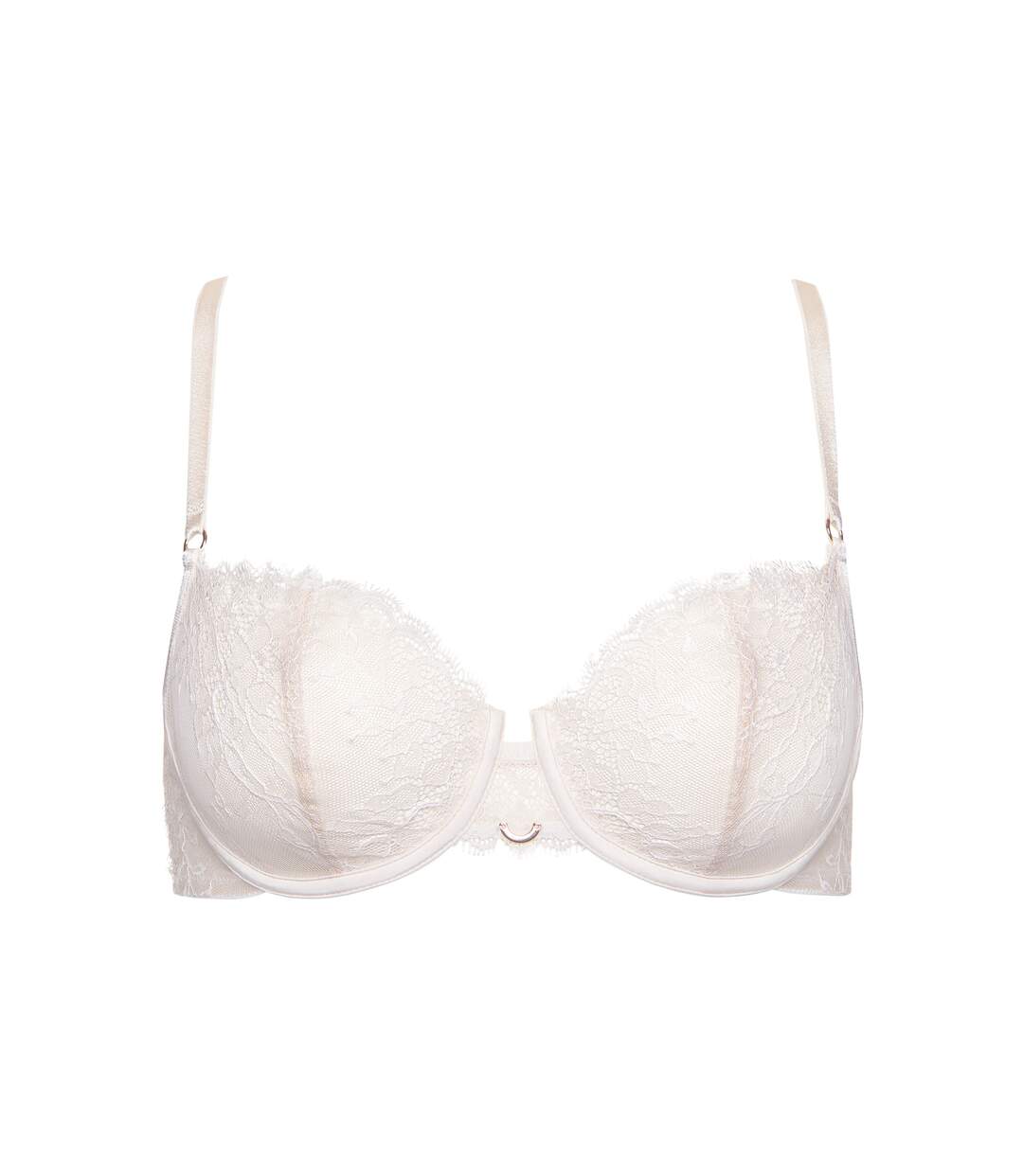 Soutien-gorge armaturé Rose mariage ivoire Lisca