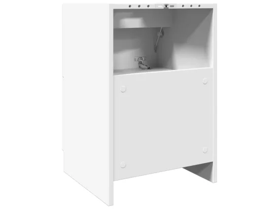Armoire d'évier blanc 40x37x59 cm bois d'ingénierie