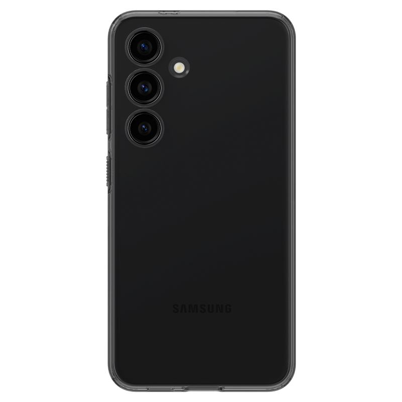Samsung Galaxy S24 Liquid Crystal Case Gummi Hülle (ACS07344) - Space Crystal (Grau / Transparent)