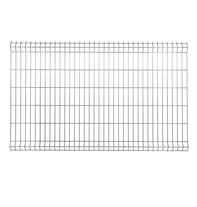 Panneau de clôture grillagée Blooma Louga gris 200 x h.123 cm