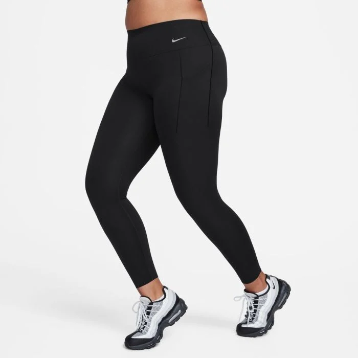 Nike Dame Lange tights Universa Mid-Rise Tights Sort