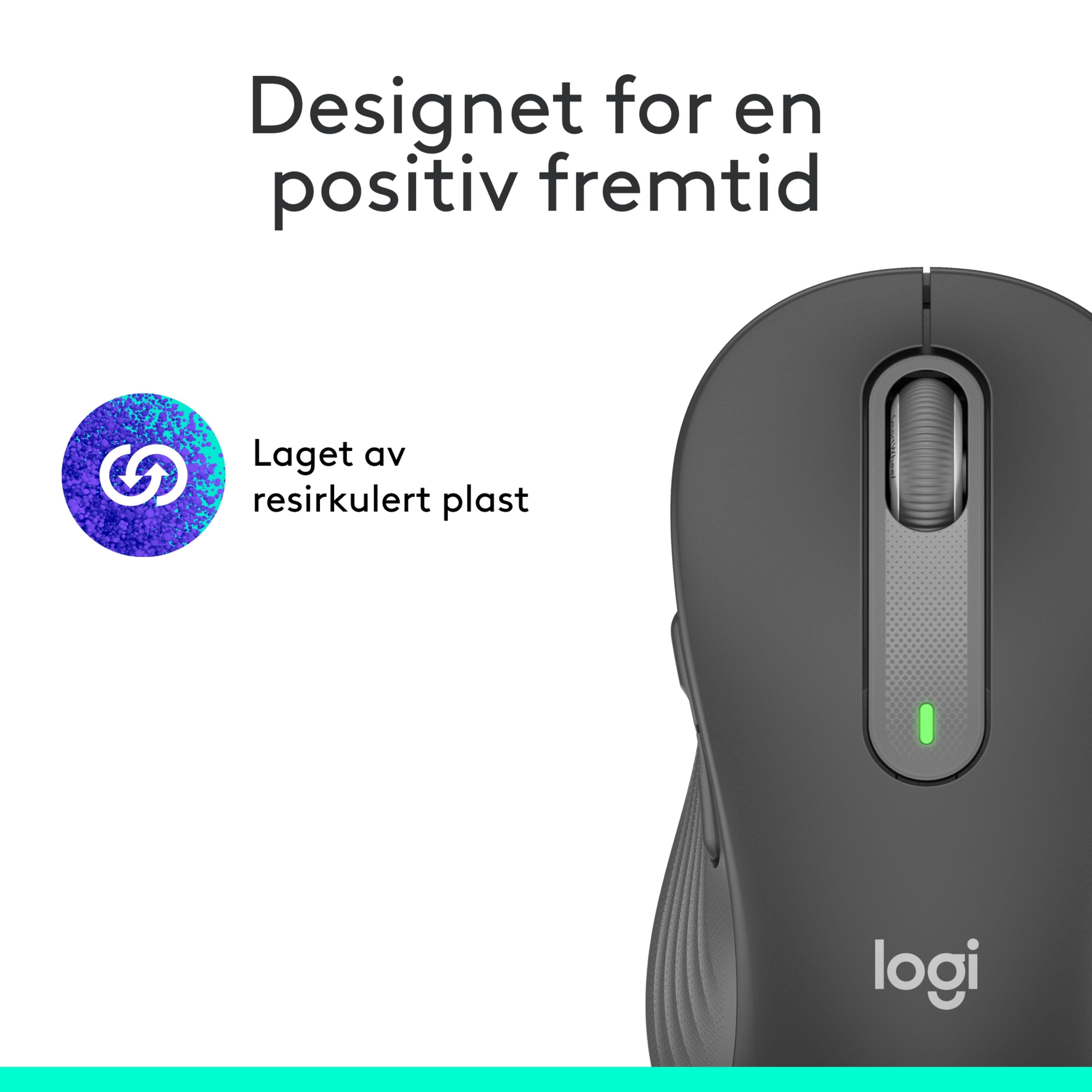 Logitech Signature M650 Trådløs datamus Graphite