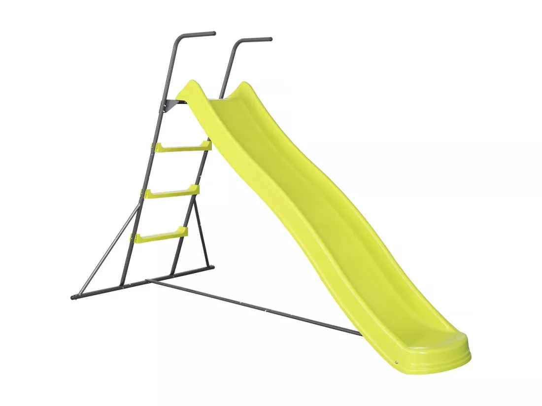 Toboggan de jardin à double vague 