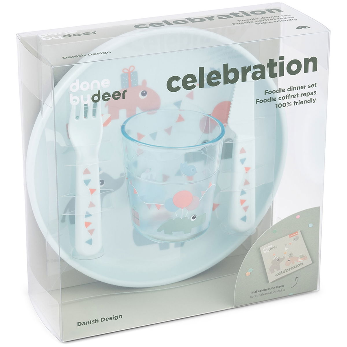 Done by DeerDone by Deer   Foodie Geschirrset Celebration blau