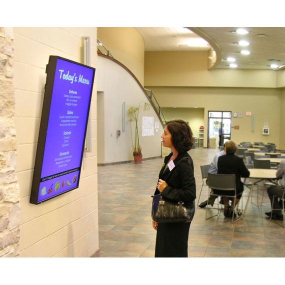 Ergotron SIM90 Signage Integration Mount Mur Noir