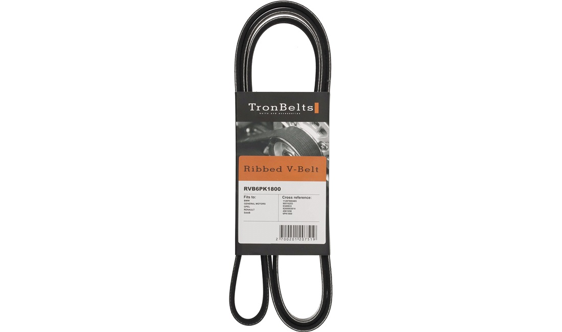 Multi v-rem 6 pk x 1800 mm