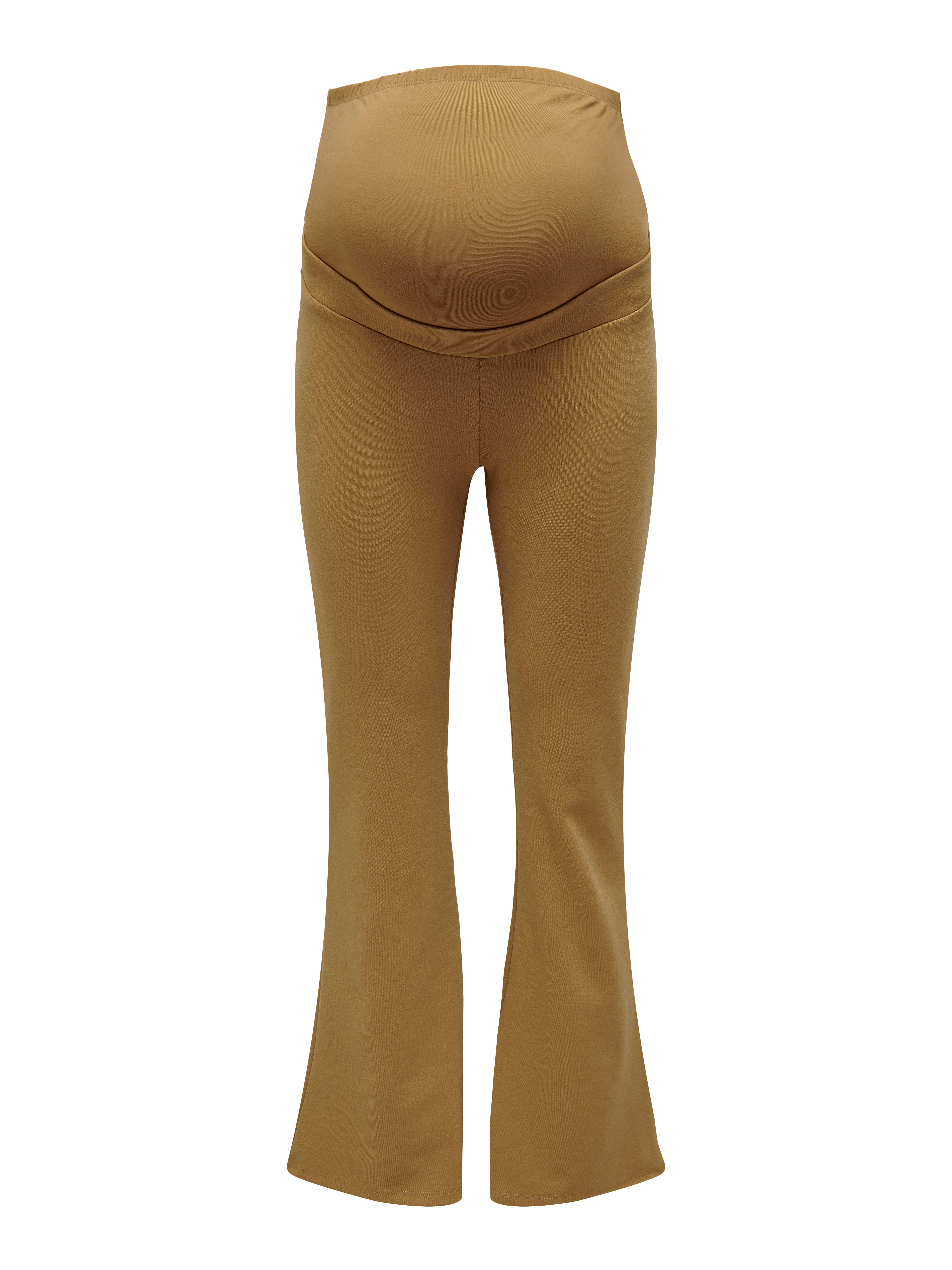 OLMFEVER Hohe Taille Normal geschnitten Hose mit weitem Beinschnitt Bistre