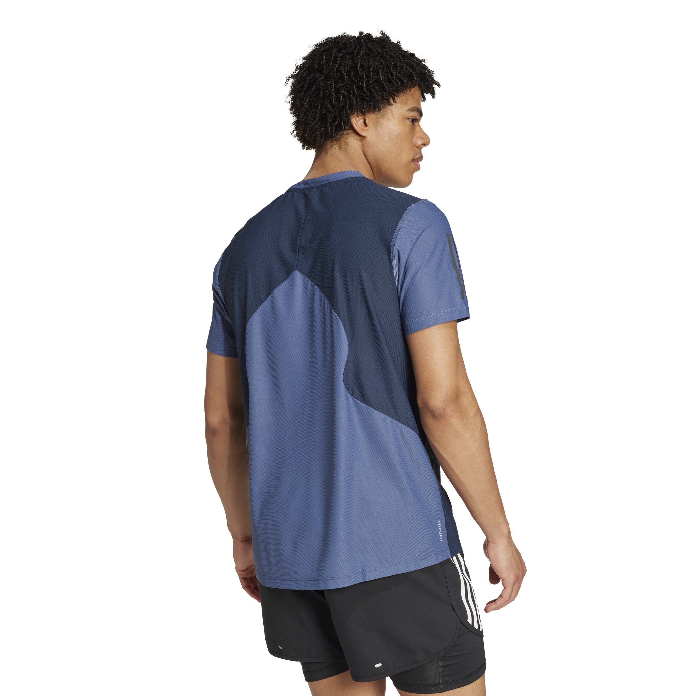 adidas  Own the Run Colorblock Tee