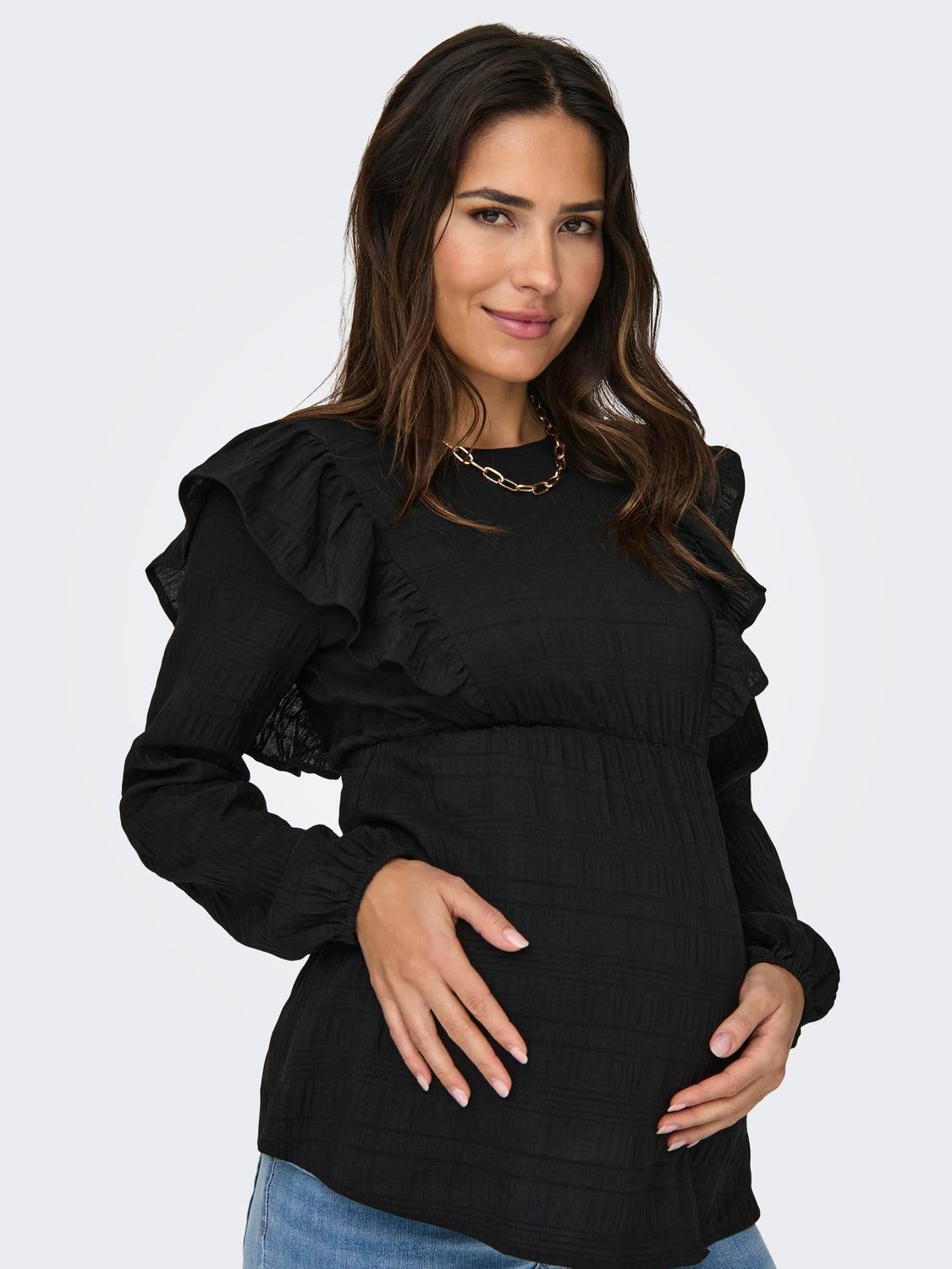OLMDALLORA Top Black