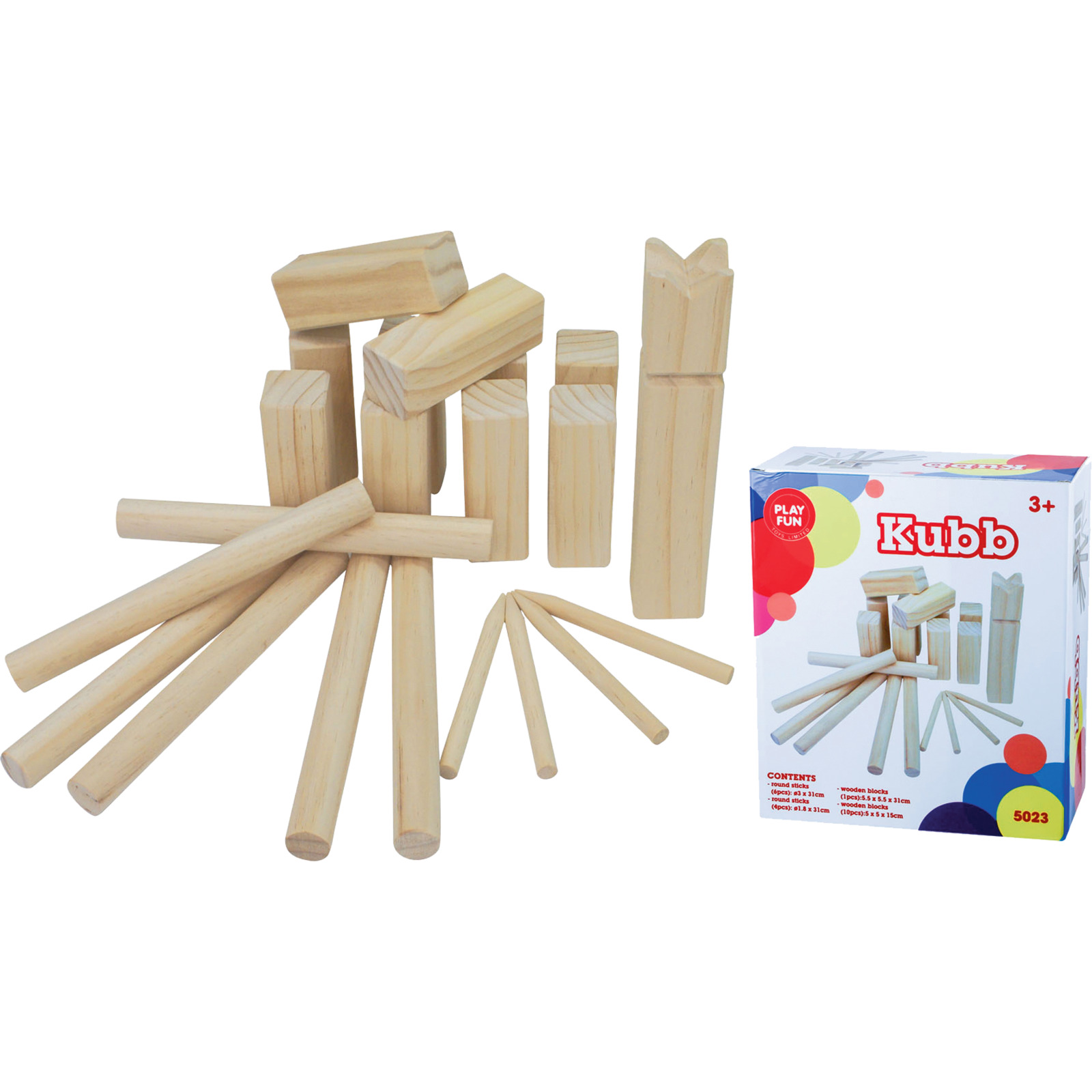 Play Fun Kubb Holzspiel