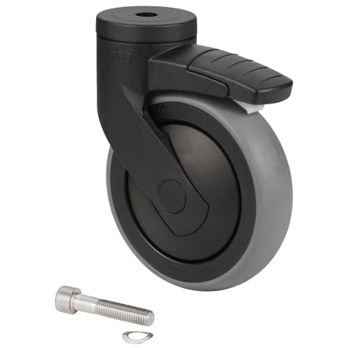 Roulette pour station HyGo 5700X avec  frein Ø125 noir Vikan