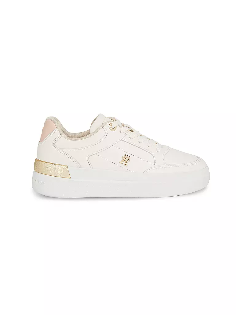 TOMMY HILFIGER Sneaker LUX HARDWARE COURT weiss