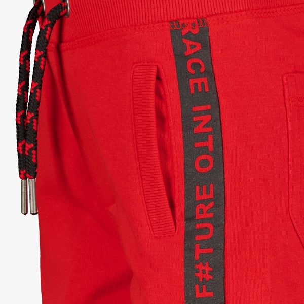Unsigned jongens sweatshort rood