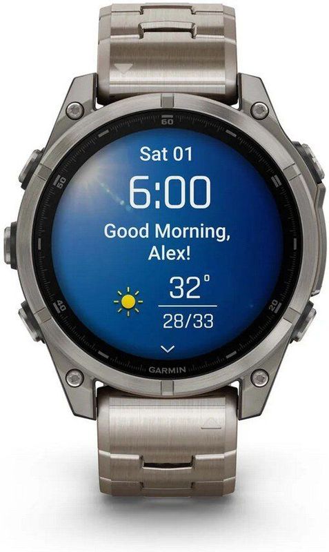 Garmin - Fenix 8 Sapphire - Sporthorloge - Multisport - GPS