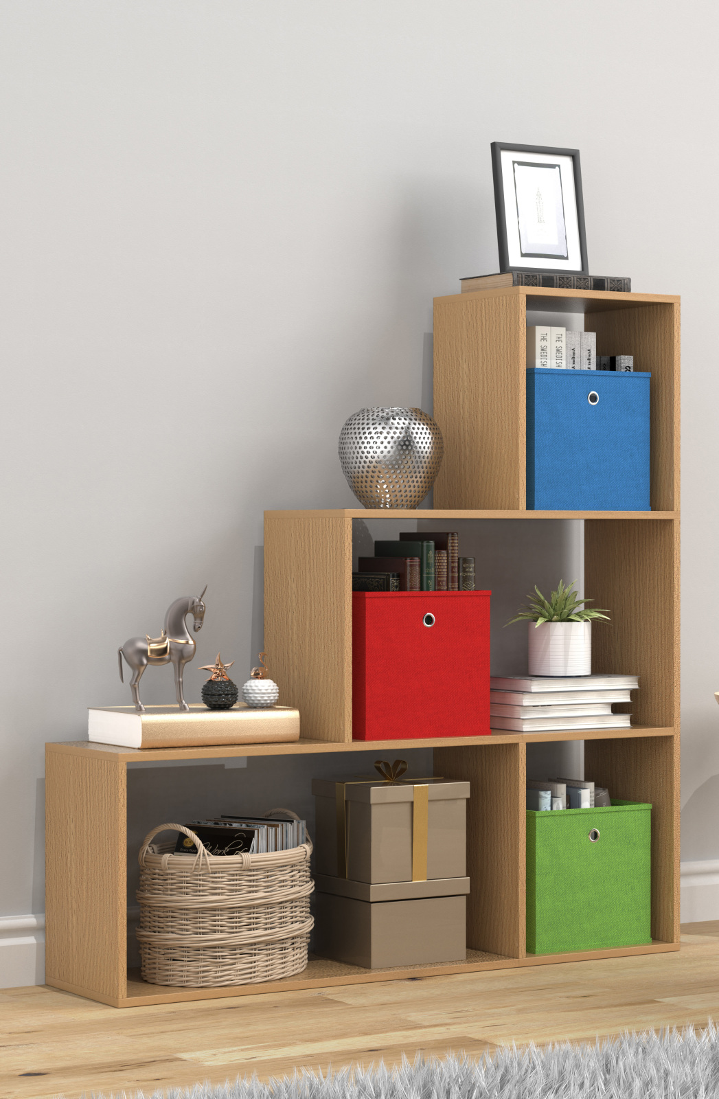 Regal DUBILA M - Buche - 117 cm breit