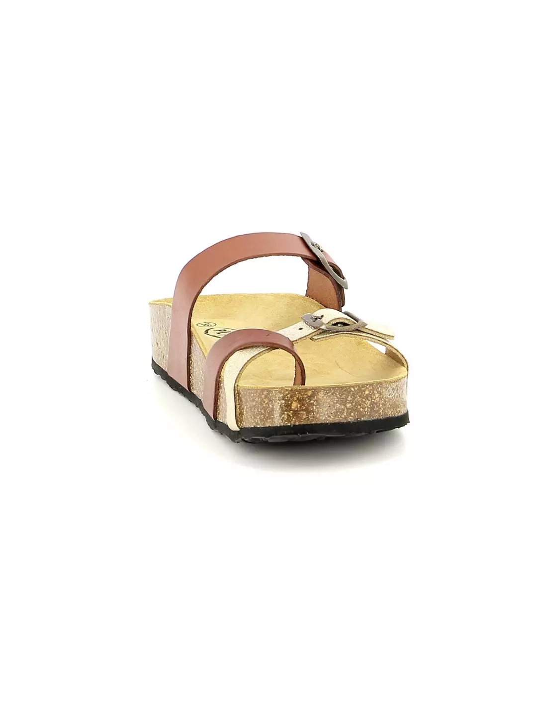 PLAKTON CP BOMBAY - Sandales & nu-pieds Camelooro