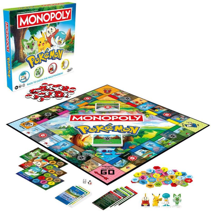 Pokémon - Monopoly - Bordspel - Engelse Versie - Kinderspel