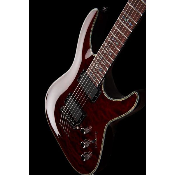 Schecter C-1 Hellraiser E-Gitarre schwarz/rot