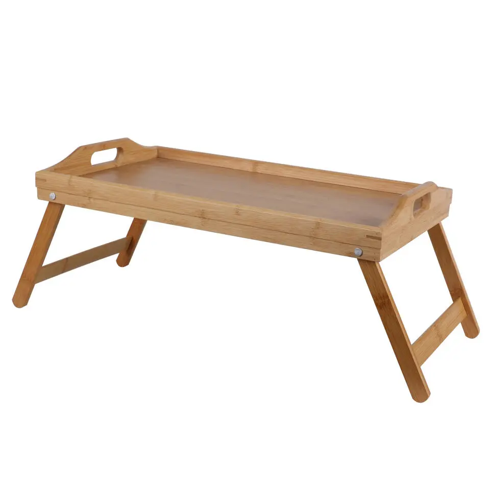 Bambou & Co Ontbijt op bed/tafeltje/dienblad op pootjes - 53x33x21 cm