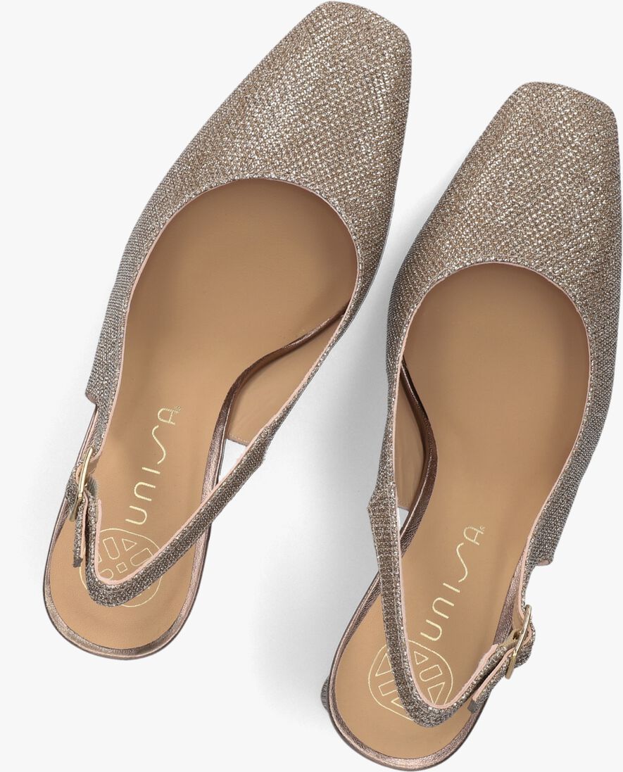 goudkleurig unisa slingbacks winna
