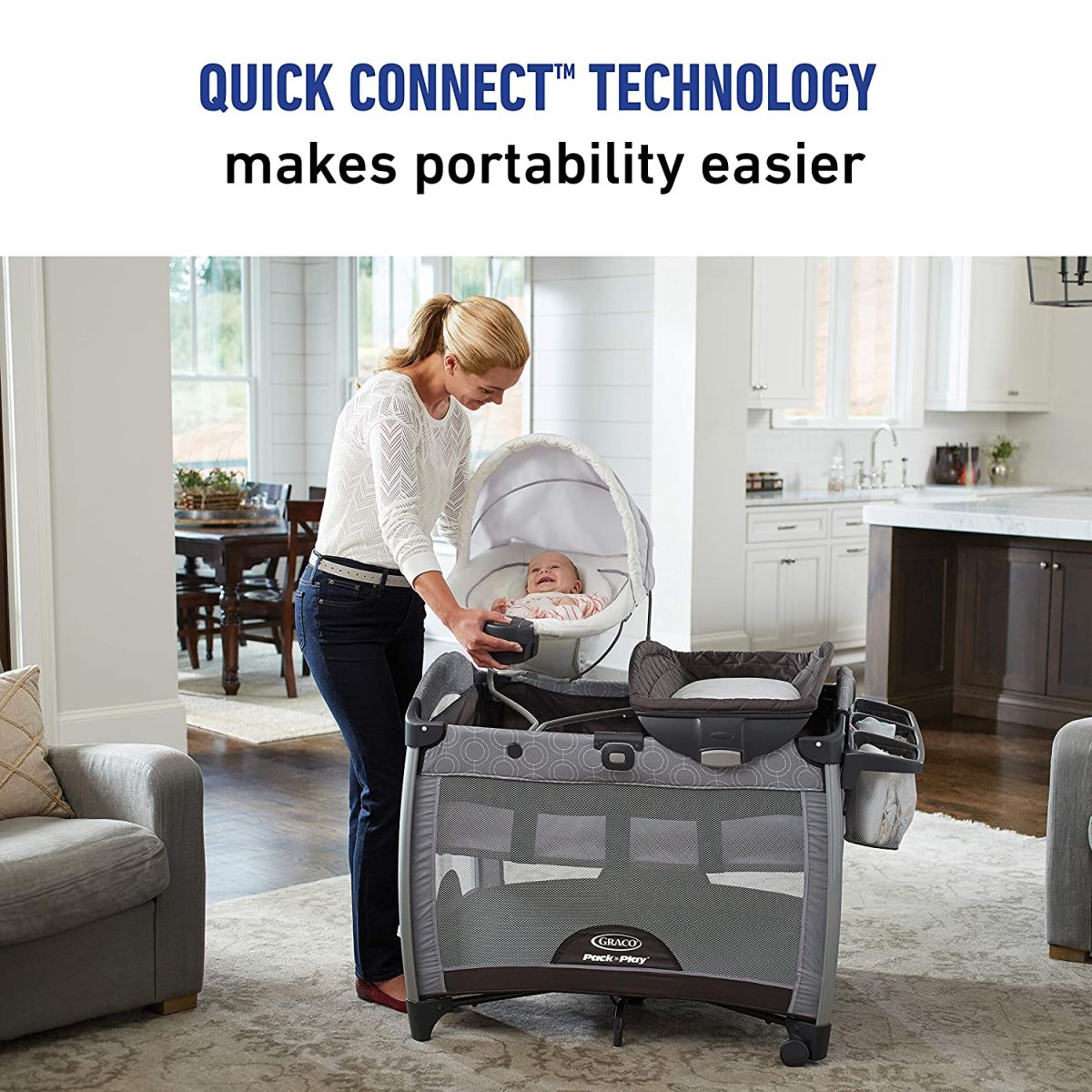 Graco Pack ‘n Play Quick Connect Playard with Portable Bouncer