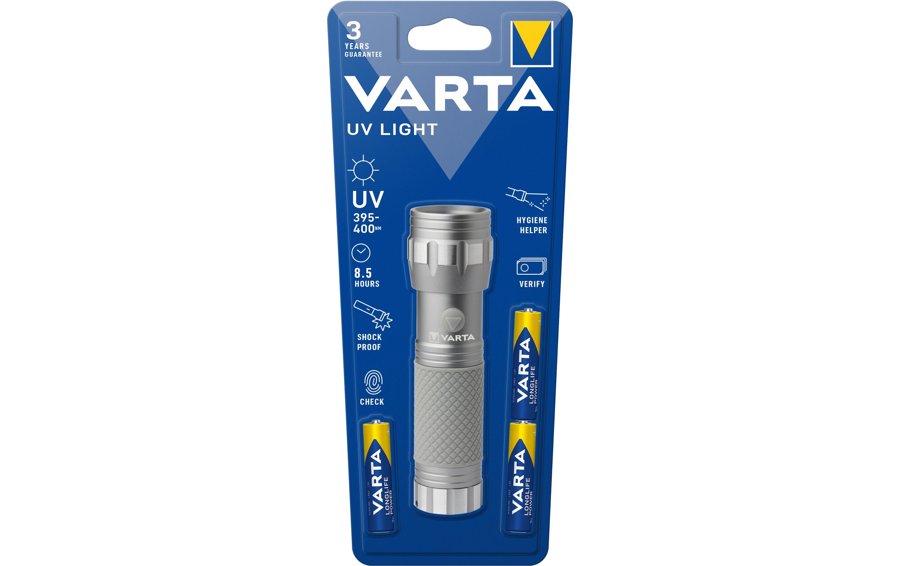 Taschenlampe UV Light 3x AAATaschenlampe mit drei AAA Batterien