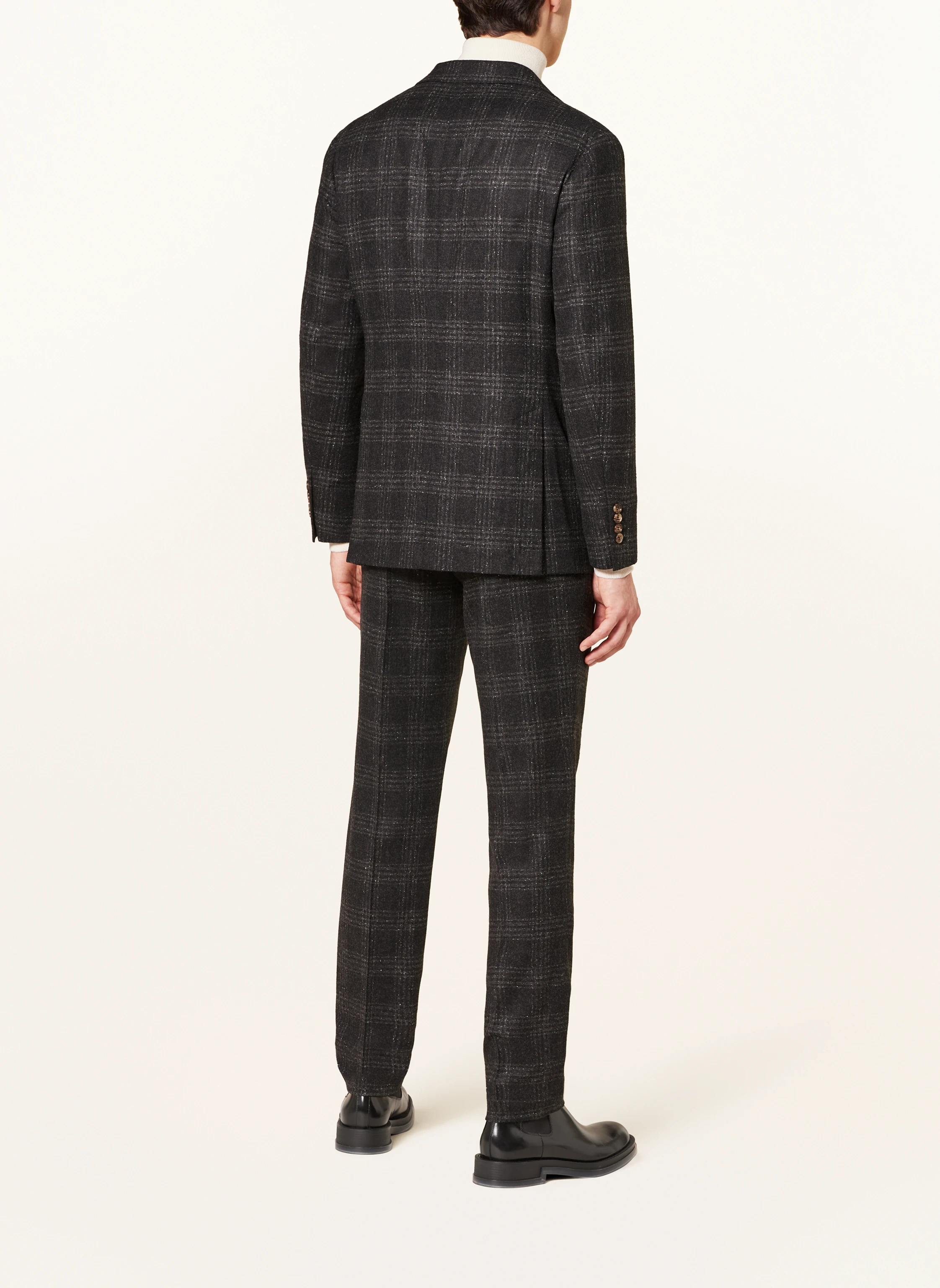 BRUNELLO CUCINELLI Flanell-Anzug Slim Fit mit Seide