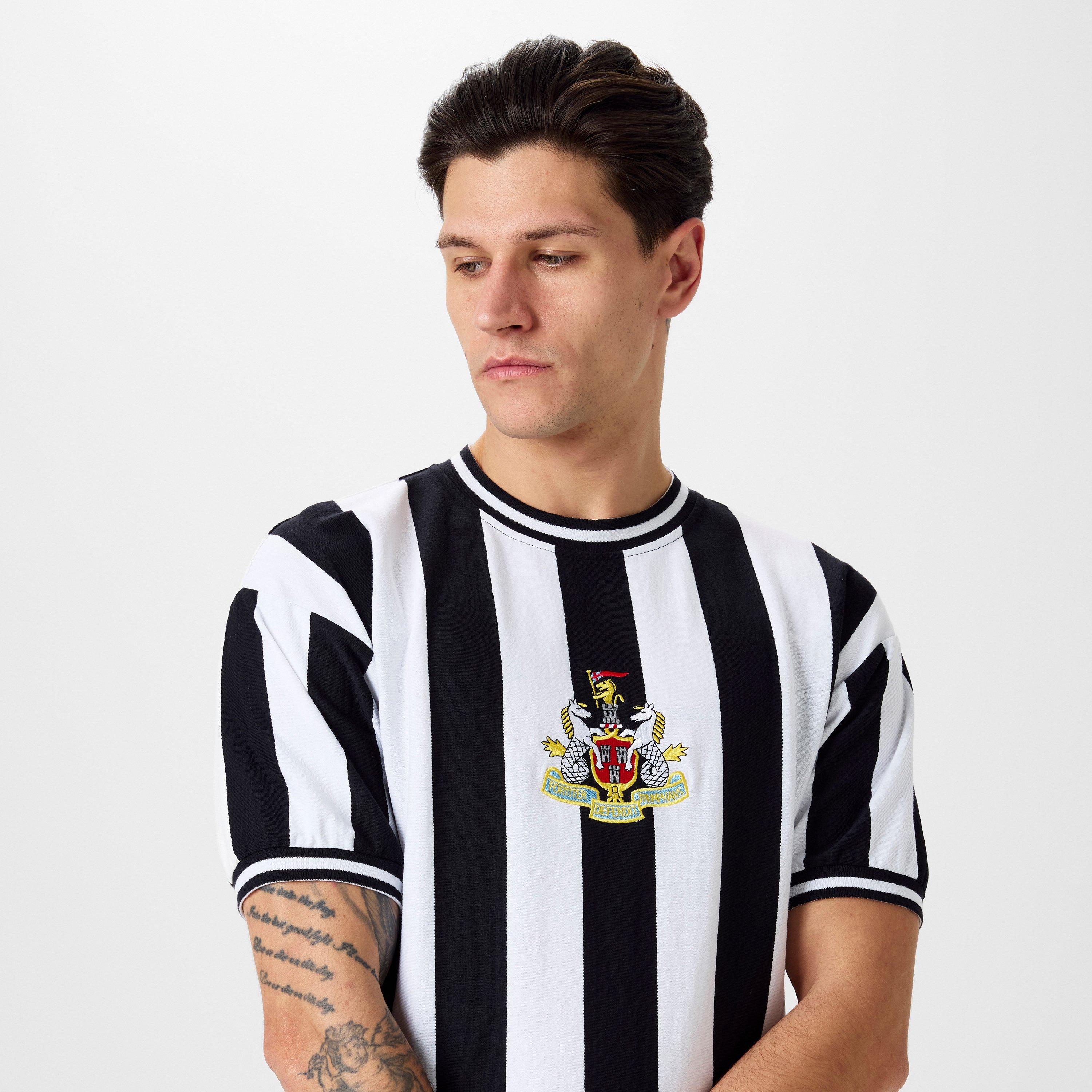 Score Draw ScoreDraw Newcastle United FC Retro Home Shirt 1974 Adults
