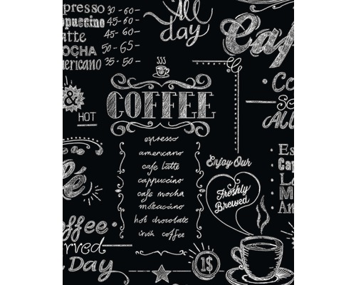Vliesbehang 32-993 Modern Living Coffee Shop zwart