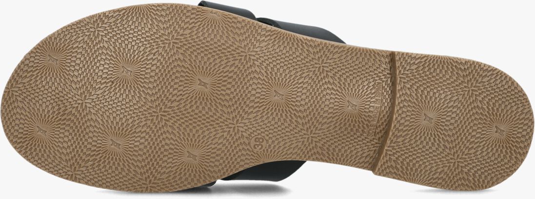 zwarte stefano lauran slippers led knoop slipper