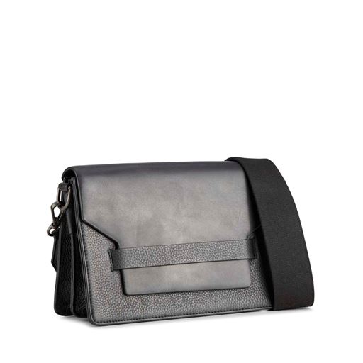 Markberg Arabella Grain Mix Crossbody Taske, Black