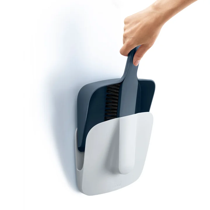 Joseph Joseph - CleanStore Kehrblech & Bürste, blau