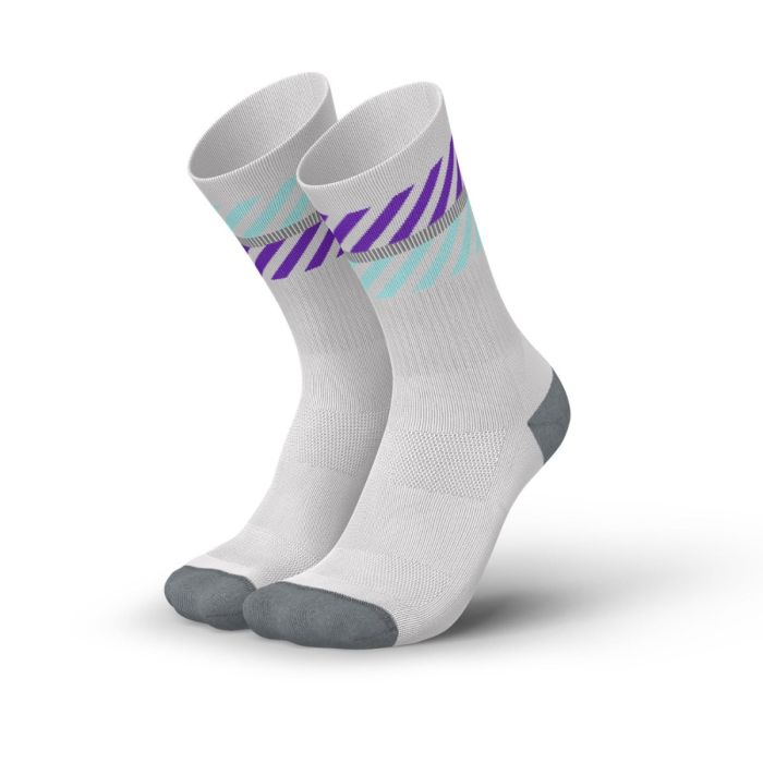 Incylence Unisex Strømper Merino Light Lanes Socks Hvid